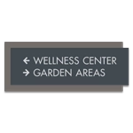 2-Line Directional Sign (Extended Width)