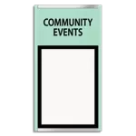 2-Line Informational Sign w/ Insert Window