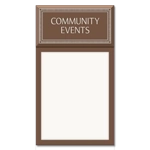 2-Line Informational Sign w/ Insert Window