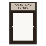 2-Line Informational Sign w/ Insert Window