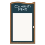 2-Line Informational Sign w/ Insert Window