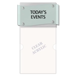 2-Line Informational Sign w/ Insert Window