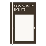 2-Line Informational Sign w/ Insert Window