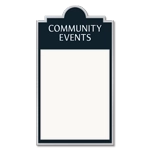 2-Line Informational Sign w/ Insert Window