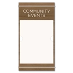2-Line Informational Sign w/ Insert Window