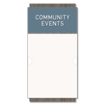 2-Line Informational Sign w/ Insert Window