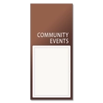 2-Line Informational Sign w/ Insert Window
