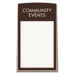 2-Line Informational Sign w/ Insert Window