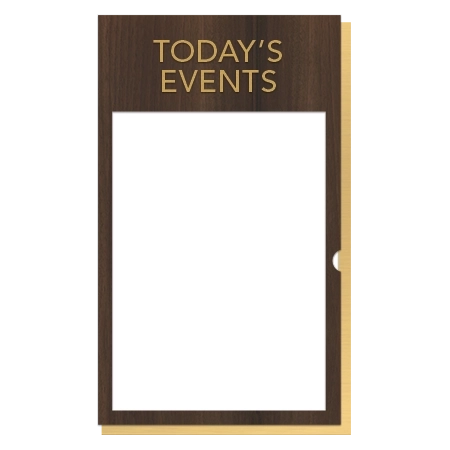 2-Line Today's Event Sign w/ Insert Window