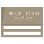 2-Slot Suite/Dept. ID Sign