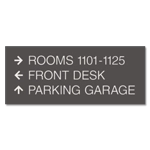 3-Line Directional Sign