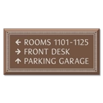 3-Line Directional Sign
