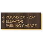 3-Line Directional Sign