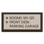 3-Line Directional Sign