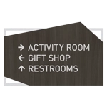 3-Line Directional Sign