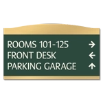 3-Line Directional Sign