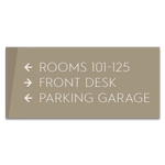 3-Line Directional Sign