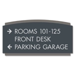3-Line Directional Sign