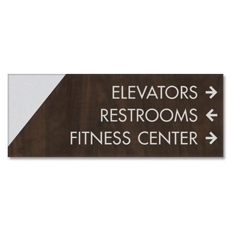 3-Line Directional Sign