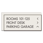 3-Line Directional Sign