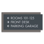 3-Line Directional Sign