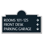 3-Line Directional Sign