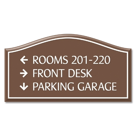 3-Line Directional Sign