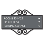 3-Line Directional Sign