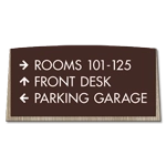 3-Line Directional Sign