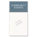 3-Line Informational Sign w/ Insert Window