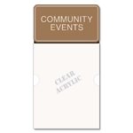 3-Line Informational Sign w/ Insert Window