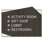 4-Line Directional Sign