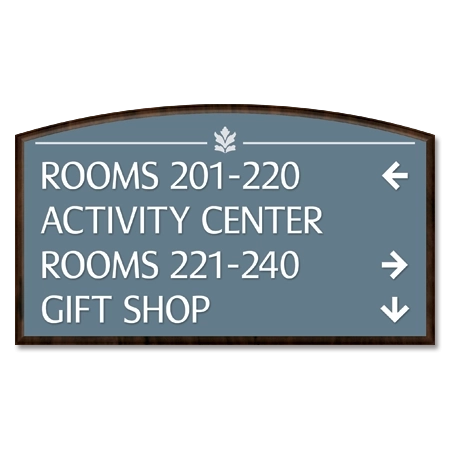 4-Line Directional Sign