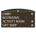 4-Line Directional Sign