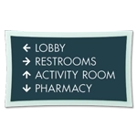 4-Line Directional Sign