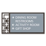 4-Line Directional Sign