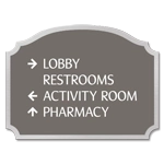 4-Line Directional Sign