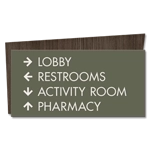 4-Line Directional Sign