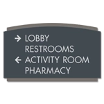 4-Line Directional Sign