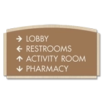 4-Line Directional Sign
