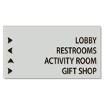 4-Line Directional Sign