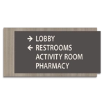 4-Line Directional Sign