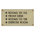 4-Line Directional Sign