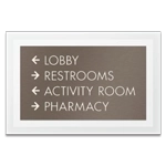 4-Line Directional Sign