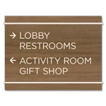 4-Line Directional Sign