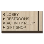 4-Line Directional Sign