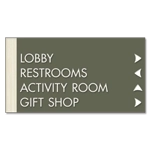 4-Line Directional Sign