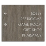 5-Line Directional Sign