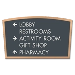 5-Line Directional Sign