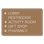 5-Line Directional Sign